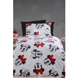 Always Çarşafı Lastikli Tek Kişilik Çift Taraflı Nevresim Takımı Mickey - Siyah