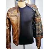 Always Leather Özel Astarlı Usta Işi Özel Dikim Deri Mont - Kahve