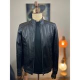 Always Leather Usta Işi Özel Dikim Deri Mont - 3XL - Siyah