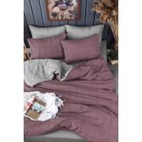 Always Pamuklu Çift Taraflı Çift Kişilik Nevresim Takımı - 200 x 220 cm - Gül Kurusu
