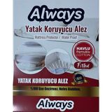 Always Prime Yatak Koruyucu Alez - 160 x 200 cm - Beyaz