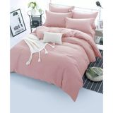 Always Ranforce Çift Kişilik Antrasit Pudra 200x220 cm Nevresim Takımı