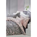 Always Ranforce Çift Taraflı Tek Kişilik Nevresim Takımı - 160 x 220 cm - Açık Pudra