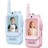 ALWAYS TEKNOLOJİ Çocuk Telsizi Video Walkie Talkie – Şarjlı Video İnterkom Oyuncak, 2’li Paket