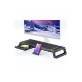 ALWAYS TEKNOLOJİ Masaüstü Stand Yükseltici Katlanabilir RGB Çekmeceli Monitör Standı