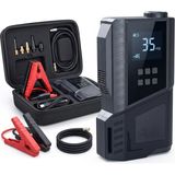 Always Teknoloji Yolda Kalmaya Son! 5'i 1 Arada Akü Takviye Cihazı + Lastik Şişirme Kompresörü + Araç Süpürgesi ve Powerbank - Akü Takviye + Lastik Şişirme