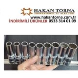 ALWAYSSPEED -Arm 1/2 Cr-V Uzun Derin Yıldız Lokma Takımı 12 Köşe 9 Parça