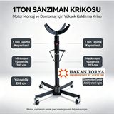 ALWAYSSPEED Çift Piston Hidrolik Şanzıman Krikosu 1 Ton