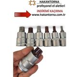 ALWAYSSPEED H- Rico 1/2 Kısa Lokmalı M Diş Yıldız Lokma Bits Torx Takımı