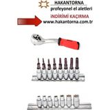 ALWAYSSPEED Ht-Arm 1/4 Lokma Cırcır Kolu 72 Diş Delikli Torx Bits Uç Seti 1/4 E Lokma Takımı