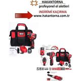 ALWAYSSPEED Ht-Arm Şarjlı Darbeli Matkap 10MM Çelik Mandren 60 Nm Şarjlı Somun Sökme Sıkma Vidalama Seti