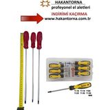 ALWAYSSPEED Ht- Rico 6 Parça Torx Tornavida Seti Takımı Uzun Şiş Tornavida T20 T25 T30 300MM