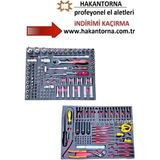 ALWAYSSPEED Ht-Rico Dolu Takım Arabası Içi Lokma Takımı Bits Torx Uç 205 Parça