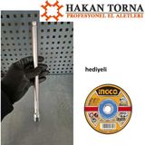 ALWAYSSPEED Rico 1/2 300MM Lokma Ara Uzatma Kolu Kol Kesme Taşı Hediyeli