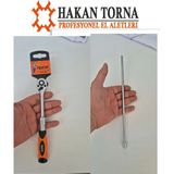 ALWAYSSPEED Rico 1/4 Uzatmalı Cırcır Kolu 72 Diş Arm 250 mm Ara Lokma Kolu