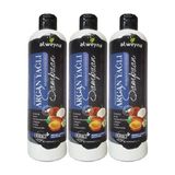 Alweyna Argan ve Hindistan Cevizi Özlü 3x400 ml Bitkisel Şampuan