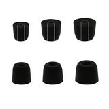 ALXCD Shure SE Serisi Kulaklık için Kulak Ucu, 3 Çift (S/M/L) Yumuşak Hafızalı Köpük Gürültü İzolasyonu Yedek Kulak Ucu, Shure SE115 SE210 SE215 SE315 SE425 SE535 SE846 [3 Çifti] (Siyah)