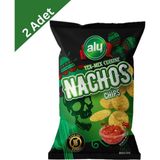 Aly Glütensiz Nachos Mısır Cipsi (225 G) X2 Adet - Glütensiz Beslenmeye Çıtır Bir Alternatif - 1 Adet