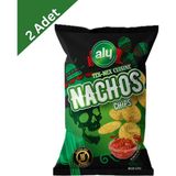 Aly Glütensiz Nachos Mısır Cipsi (425 G) - Kalabalık Partiler Için Büyük Boy Glütensiz Keyif - 1 Adet