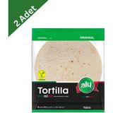 Aly Tam Buğday Unlu Tortilla Lavaş 15 cm (10’lu - 300 G) X2 Adet - Mini Boy, Maksimum Sağlık - 5 gr