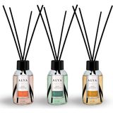 Alya 3x100 ml Egzotic Leaves + Woody Oriental + Tropic Breeze Bambu Çubuklu Oda Kokusu