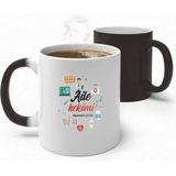 Alya Gift Shop Kişiye Özel Aile Hekimi Sihirli Kupa Bardak - Beyaz - 300 ml
