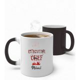 Alya Gift Shop Kişiye Özel Executive Chef Sihirli Kupa Bardak - Beyaz - 300 ml