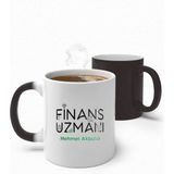 Alya Gift Shop Kişiye Özel Finans Uzmanı Sihirli Kupa Bardak - Beyaz - 300 ml