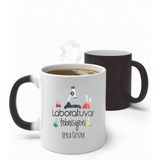 Alya Gift Shop Kişiye Özel Laboratuvar Teknisyeni Sihirli Kupa Bardak - Beyaz - 300 ml