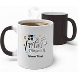 Alya Gift Shop Kişiye Özel Mali Müşavir Sihirli Kupa Bardak - Beyaz - 300 ml