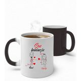 Alya Gift Shop Kişiye Özel Sen Benimsin Sihirli Kupa Bardak - Beyaz - 300 ml