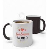 Alya Gift Shop Kişiye Özel Seni Seviyorum Sihirli Kupa Bardak - Beyaz - 300 ml