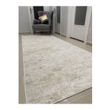 Alya Home Kaymaz Taban Yıkanabilir Kesme Halı Yolluk Mutfak Halısı Lüx Ottoman Krem