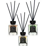 Alya Nature's Scents Bambu Çubuklu Oda Kokusu Green Tea-Hot Chocolate-Pineapple-Coconut 100 ml x 3 Adet