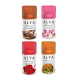 ALYA Nature's Scents Coffee Latte-Anti Tobacco - Rose - Magnolia Oda Kokusu Yedek Makine Spreyi 4x250 m