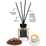Alya Nature's Scents Coffee Latte Bambu Çubuklu Oda Kokusu - Latte Kokusu - Çok Renkli