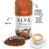 Alya Nature's Scents Coffee Latte Oda Kokusu Yedek Makine Spreyi 250 ml - Çok Renkli