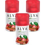 Alya Nature's Scents Elma & Tarçın Oda Kokusu Yedek Makine Spreyi 250 ml x3 Adet - -