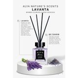 Alya Nature'S Scents Lavender Bambu Çubuklu Oda Kokusu - Lavanta Kokusu