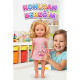 Alya Türkçe Konuşan Etkileşimli Eğitici Oyuncak Bebek – 40 cm Kafası ve Kolları Et Bebek - Çok Renkli