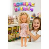 Alya Türkçe Konuşan Etkileşimli Eğitici Oyuncak Bebek – 40 Cm Kafası Ve Kolları Et Bebek