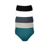 ALYA UNDERWEAR Kadın İç Çamaşırı, Büyük Beden Yüksek Bel Kadın Külotlar, Nefes Alabilir, Organik, Extra Battal, Pamuklu Kadın Çamaşırı, 5'li Paket (8XL, 9XL, 10XL) (Multicolor-P10, 9XL)