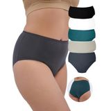 ALYA UNDERWEAR Kadın İç Çamaşırı, Büyük Beden Yüksek Bel Kadın Külotlar, Nefes Alabilir, Organik, Extra Battal, Pamuklu Kadın Çamaşırı, 5'li Paket (8XL, 9XL, 10XL) (Multicolor-P10, 9XL)