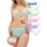 Alya Underwear Kadın Pamuklu Bato / Hipster Slip Külot - 10'lu Paket (MULTICOLOR-X18) - Beyaz - Multi