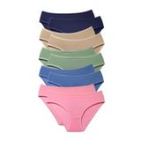 ALYA UNDERWEAR Kız Çocuk Külot, Pamuklu, Rahat Kız Çocuk Slipleri 10'lu Paket (X14, 10-11 Yaş)