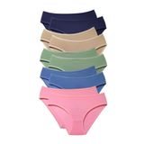 ALYA UNDERWEAR Kız Çocuk Külot, Pamuklu, Rahat Kız Çocuk Slipleri 10'lu Paket (X14, 4-5 Yaş)