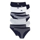 ALYA UNDERWEAR Kız Çocuk Külot, Pamuklu, Rahat Kız Çocuk Slipleri 10'lu Paket (X21, 6-7 Yaş)