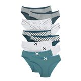 ALYA UNDERWEAR Kız Çocuk Külot, Pamuklu, Rahat Kız Çocuk Slipleri 10'lu Paket (X22, 3-4 Yaş)