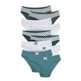 ALYA UNDERWEAR Kız Çocuk Külot, Pamuklu, Rahat Kız Çocuk Slipleri 10'lu Paket (X22, 6-7 Yaş)