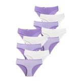 ALYA UNDERWEAR Kız Çocuk Külot, Pamuklu, Rahat Kız Çocuk Slipleri 10'lu Paket (X28, 8-9 Yaş)